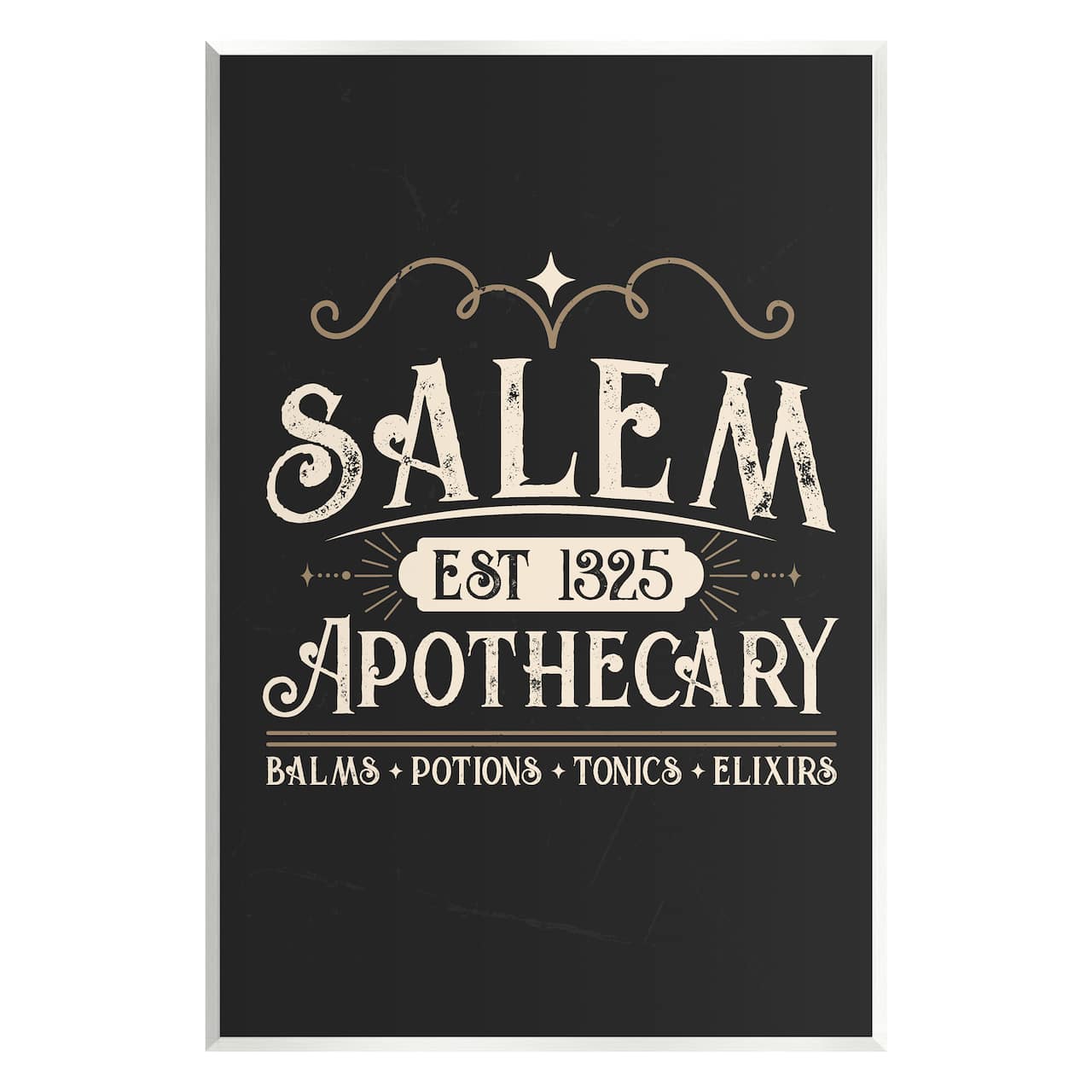 Stupell Industries Salem Apothecary Vintage Sign Wall Plaque